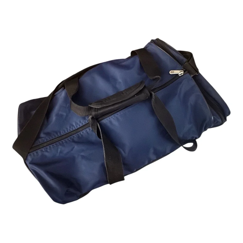 Vintage(1999)‎ Nike Mens Brasilia Training Large Duffel Bag 41L Navy White Black